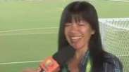 Repórter japonesa que faz sucesso na Copa aposta na Seleção