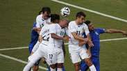 Veja o gol de Itália 0 x 1 Uruguai pela Copa 2014 em 3D