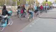 Veja trânsito de bicicletas 'mais organizado do mundo'