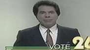 Veja o primeiro programa político de Silvio Santos na TV