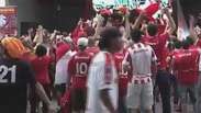 Banda agita torcedores em pré-jogo do Inter no Beira-Rio