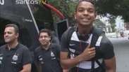 Veja os bastidores do Santos na vitória contra o Goiás