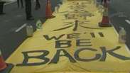 'Voltaremos': Hong Kong se prepara para fim de manifestações