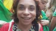 Defensora do governo Dilma encara ato a favor do impeachment