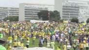 Brasília é palco de protesto contra governo Dilma