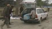 Vídeo flagra explosão causada por homem-bomba no Afeganistão