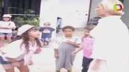 Xuxa posta vídeo com Marquezine e Sasha ainda crianças
