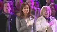 Cristina Kirchner comemora 12 anos de kirchnerismo em ato