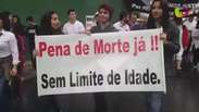 SP: em ato pela paz, manifestantes defendem pena de morte