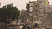 Bombardeio no centro histórico da capital do Iêmen