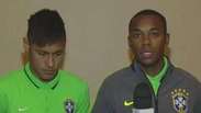 Gerações santistas! Robinho e Neymar dão adeus a Zito