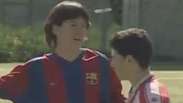 Como você nunca viu! Barça divulga imagens inéditas de Messi