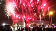 Festa chilena por conquista tem queima de fogos no estádio