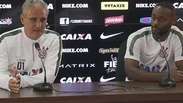 Tite e Love explicam xingamentos em empate do Corinthians