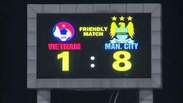 Virou passeio! Manchester City atropela seleção do Vietnã