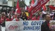 Manifestação a favor do Governo Federal é realizada em Curitiba