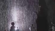 Museu de Xangai cria maior 'sala da chuva' do mundo