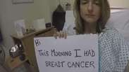Apresentadora faz ‘vlog’ da própria mastectomia
