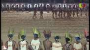 Dilma inaugura Jogos Mundiais Indígenas em meio a protestos