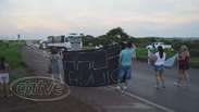 Em Toledo, estudantes e caminhoneiros também fizeram protesto contra o governo