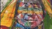 Rio ganha maior mural do grafiteiro Kobra inspirado nas Olimpíadas