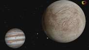 Nasa divulga possível emissão de vapor em lua de Júpiter