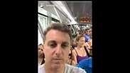 Luciano Huck anda de VLT no Rio e posta vídeo na web
