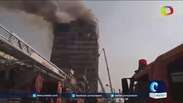 Irã: queda de prédio de 17 andares deixa dezenas de feridos