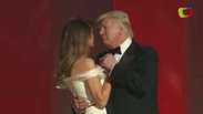 Trump e Melania elegem "My Way" para 1º baile presidencial