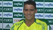 Jean elogia Borja após primeiro treino: 'Parece que já era do Palmeiras'