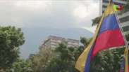 Chavistas marcham em Caracas "contra o terrorismo"
