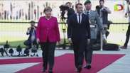 Macron pede revitalização do eixo franco-alemão pela UE 