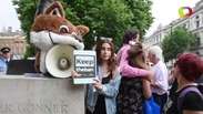 Londres tem protesto contra a legalização da caça à raposa 