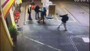 Vídeo mostra ação de assaltantes em posto de Cascavel