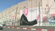 Donald Trump surge em muro da Cisjordânia
