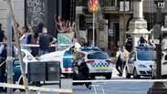 Imagens chocantes após ataque em Barcelona
