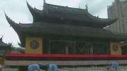 Templo budista em Xangai é deslocado 30 metros