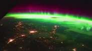 Aurora boreal é registrada por Agência Espacial Europeia
