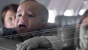Dispositivo evita que bebês chorem em voos