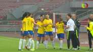 Marta marca dois, e Brasil bate Coreia do Norte na Copa CFA