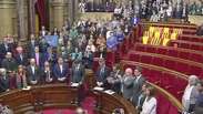 Parlamento da Catalunha aprova independência da região