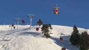 Esquiadores encalhados são resgatados nos Alpes franceses