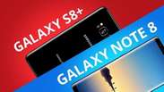 Galaxy Note 8 vs Galaxy S8+ [Comparativo]