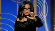 Oprah faz forte e emocionante discurso no Globo de Ouro