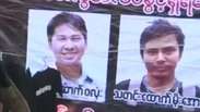 Mundo pede que Mianmar liberte jornalistas presos