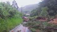 Estado de Emergência: Chuva causa deslizamento na SC 406 em Florianópolis