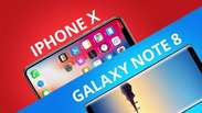 iPhone X vs Galaxy Note 8 [Comparativo]