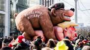 Carnaval alemão mira política alemã e internacional