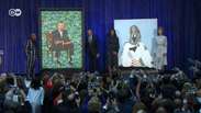 Michelle e Barack Obama ganham retrato em galeria dos presidentes
