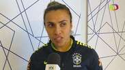 Marta comenta integração com jovens revelações na Seleção